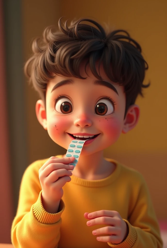  eating gum 