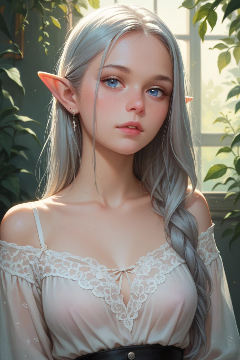 Super detail beautiful little elf 30 years. HD, 4k, 8k, cinematographic,NSFW