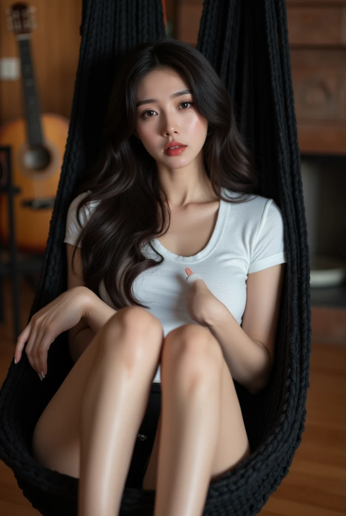 (masterpiece:1.3), (8 thousand, realistic, RAW photos, best quality: 1.4), (1 woman),(sheer silk blouse), (short skirt), (짙은색 realistic 팬티 스타킹), (wearing stockings), (wearing stockings), (High Heels), (High Heels), (Leaning on the bed), ( Raise your knees and spread your legs), (Both hands to head), (very sexy), (Beautiful pussy between spread legs), (full body shot), (Beautiful makeover), (유난히 아름다운 realistic 얼굴), (Build a beautiful body) , (beautiful face), (beautiful face), (long eyelashes), (double eyelid), (big bust) , (Strong body through exercise), (beautiful abs), (Beautiful heaps), (tall), (such a beautiful body), (realistic face), (black hair. parted, long hair:1.3), (아름다운 parted스타일), (realistic eyes), (really beautiful and delicate eyes), (realistic skin), (beautiful skin), (nudity), (absurd), (attractive), (ultra high resolution), (extremely realistic), (very detailed), (golden ratio), (realistic 긴 다리), (realistic 팔), (necklace), (earring),(beautiful nails manicure), (So beautiful and sexy)