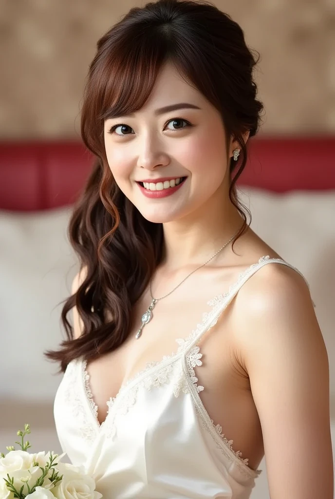 60 years old、smile、Lady、elegant、Elegant、Shining Eyes、stare、