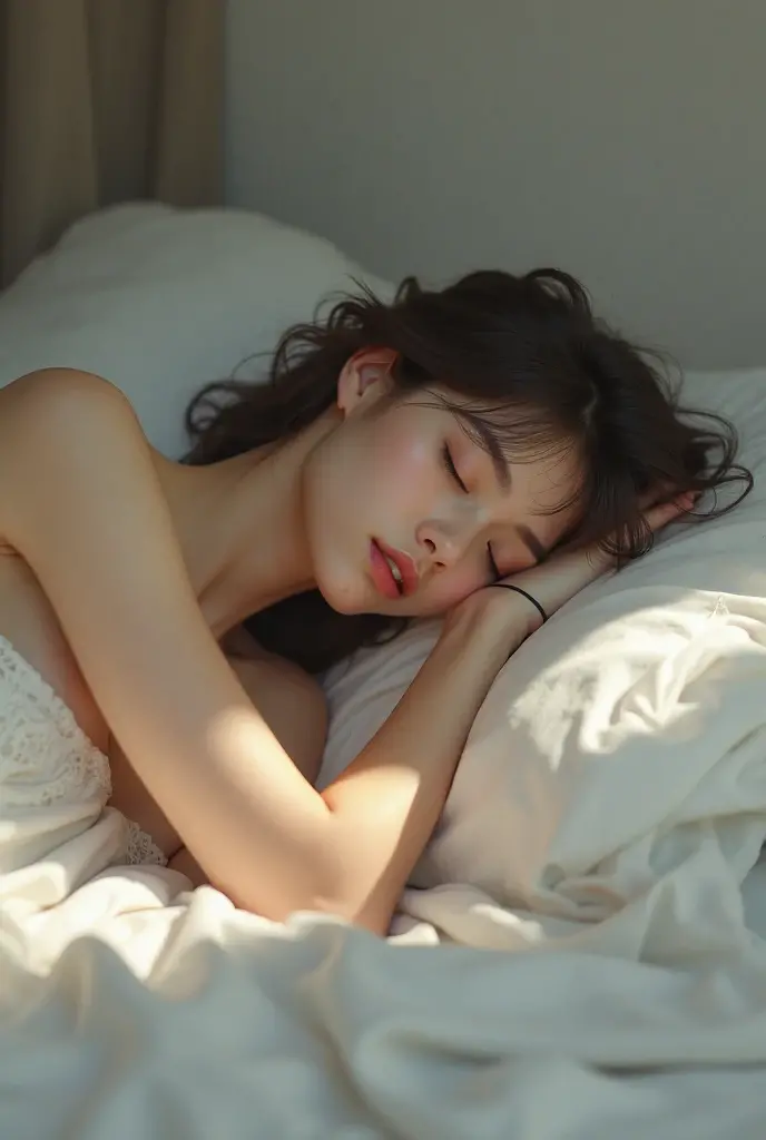 Sleeping in the room、Pure girl、Pretty beauty、