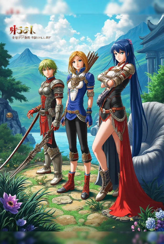 Different world、Dragon Quest、Woman warrior、Bikini Armor、Carrying a great sword、Injured、Big Breasts、Big Butt、