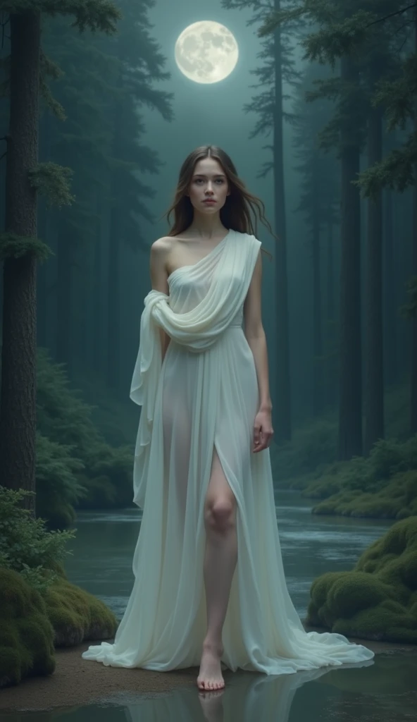 Anna Kendrick, (((oben ohne))), (((Ansicht von hinten))), im Wald, full entire body, 8K, ....................RAW, Professionell, best qulaity, Meisterwerk: 1,2), (Realistisch, fotorealistisch: 1,37), ultradetailliert, (25mm Portrait Wide Angle), (Skin with the highest level of detail: 1,2), (Highest level of detail, Filmische Beleuchtung, (windig), warm white light,