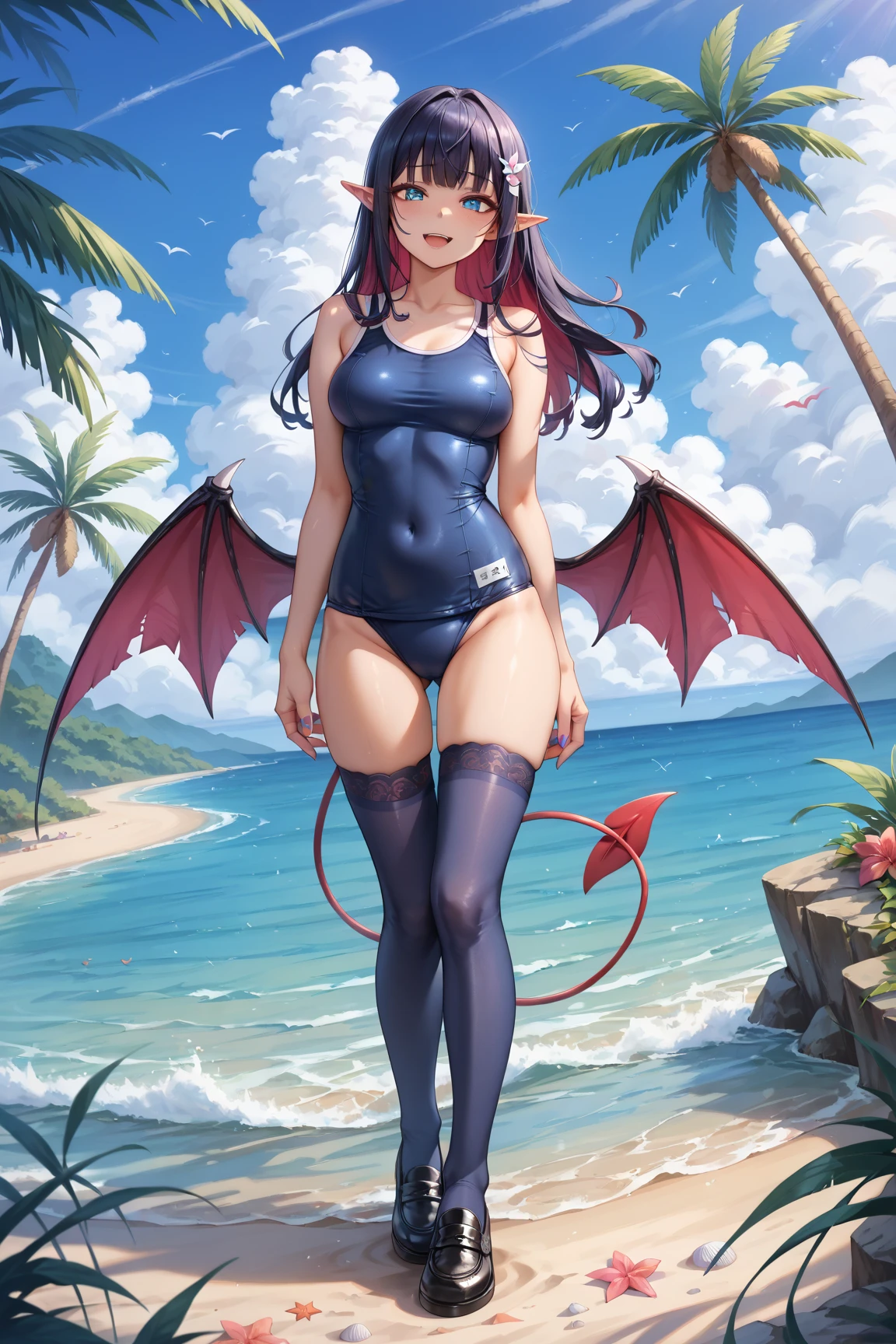 (fantastic illustration:1.4),(watercolor:1.25 ),(High_quality:1.4),(high_resolution:1.4),(high_definition:1.4),(tone_mapping:1.2),(color_field:1.3),(Detailed_Glow:1.2),(Best_Illumination:1.2),(Super_Detail:1.4),(Best_Light:1.3),(Intricate_Detail:1.2),(Hyper_Detail:1.2),(mixed_media:1.2),(multicolor:1.2),(magic_realism:1.4),atmospheric, 

BREAK, 1 beautiful girl, (Beauty:1.5),(Chibi:0.5),(kawaii:2.0),(Cool:2.0),((17 year old girl),(Solo:1.65),BREAK, (huge-breasted:1.2,), Clear skin, Beautiful skin, Shy, 1 beautiful woman,Demons,Colossal tits(Hair Bow, Red hair, Long hair, flipped hair, hair messy,Wings of an angel on the back, Demon King's horn on the head:1.2), (Red Eyes, long eyelashes, Double eyelids: 1.2), Shiny skin,de pele branca,dial,(best quality face),(Top quality glowing eyes),(The best smile,:D:1.45),

BREAK
(cow print bikini:1.2),glistening skin,(Pastel colors:1.2),(high brightness:1.2),(wariza:1.45),

BREAK
 (Alice in wonderland:1.2), in the plains, mountains, stream, Castle with Towers, blue sky, windy, rim light, sunlight, beautiful lighting,outdoor,

BREAK wakame,wakame,wakame,(cowboy shot, from front:1.4), 

BREAK manga illustration,manga style,line art,(sketch:1.2),rough drawing,(black outline:1.3),thick outline,craftsman made contour,gradation painting,clean line drawings,





