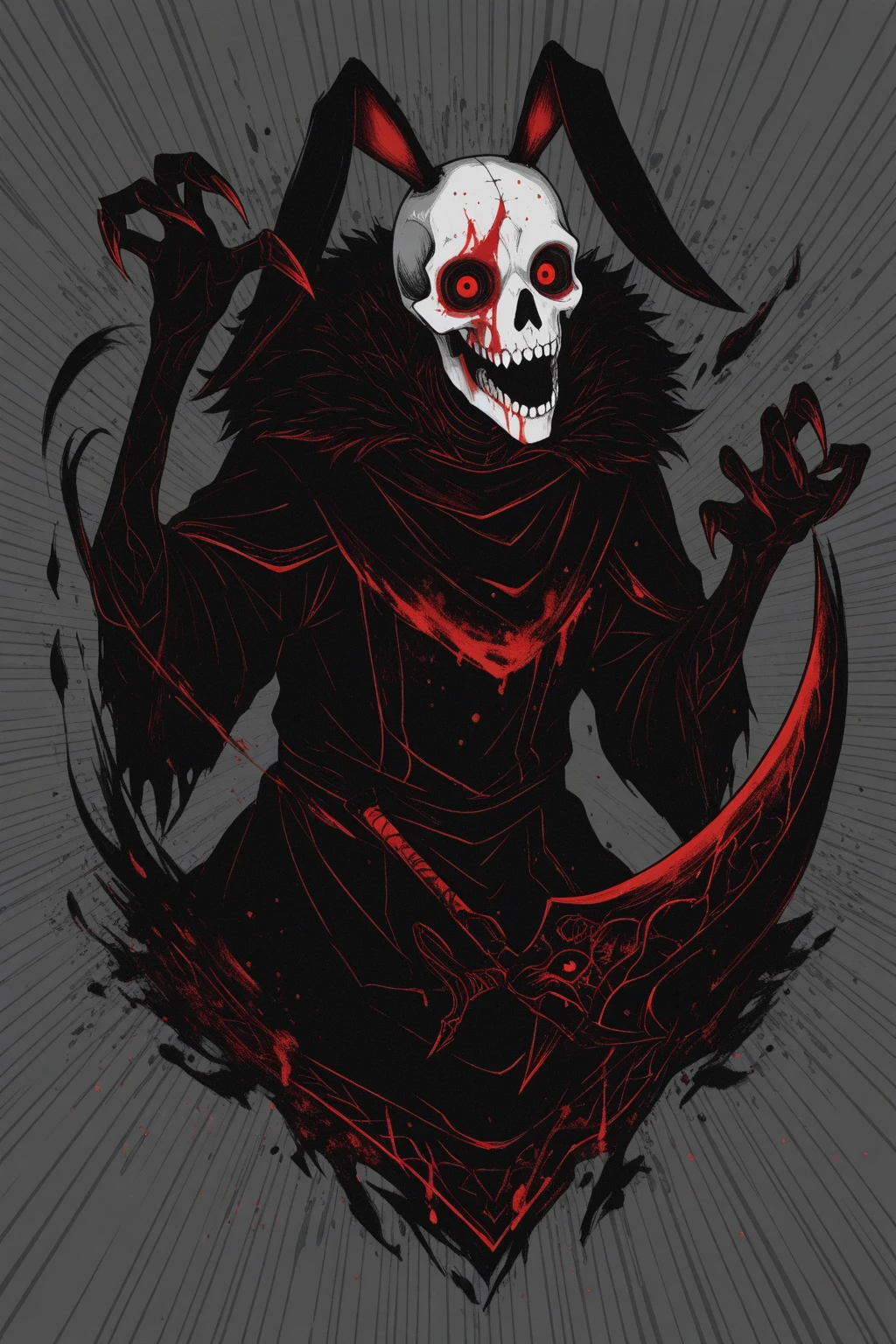 portrait of the most beautiful form of chaos, elegant, a brutalist designed, vivid colours, romanticism, by apterus, (apterus creepy anatomy:1.3), ((ahegao)), rolling_eyes, ((head down)), an evil girl bathing in a pool of blood, sharp teeth, maniacal laughter, ((decay and spooky)), atmospheric, trending on artstation. 8 k masterpiece, ((symmetry)), death, decay, vengeful japanese ghost, spooky dark village