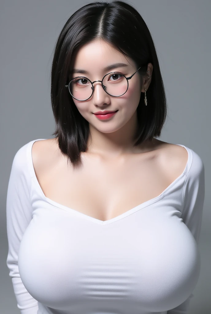 ((midnight, Need, 8K, tmasterpiece:1.3)), A whole body, Long legs, Focalors:1.2, Plump body,perfect figure beautiful woman:1.4,((Dark brown hair, huge tit:1.2 )), (Low-cut T-shirt, Silk stockings,Short skirt), ((Hollywood,press conference)), crowd of,Highly detailed facial and skin texture, A detailed eye, 二重まぶた,wears glasses,crisp breasts,Smile with,Bigger breasts, Wavy hair,crisp breasts,Get wet,Sweat profusely,Red lips,Hot dance,Large bust,huge tit,Wear earrings,wearing a choker,Wear a bracelet,Noble beauty,Red carpet,flash lights