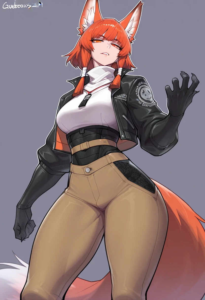 (day:1.7), in forest village, wooden house,brick_wall,
,( dynamic pose:1.2),
green mercenary_uniform, midriff, navel, (large breast:1.4), toned body,
choker,
blonde hair,long_hair,hairband,bangs, brown_eyes, fluffy blonde tail,
official art,extremely detailed CG unity 8k wallpaper, perfect lighting,Colorful, Bright_Front_face_Lighting, (masterpiece:1.0),(best_quality:1.0), ultra high res,4K,ultra-detailed, photography, 8K, HDR, highres, absurdres:1.2, Kodak portra 400, film grain, blurry background, bokeh:1.2, lens flare, (vibrant_color:1.2)
big breasts body, (narrow_waist), (skindentation, narrow waist, thighs, wide hips, half eye close, eyeliner, eyelashes, perfect face, detailed eyes, facial lighting:1.2),