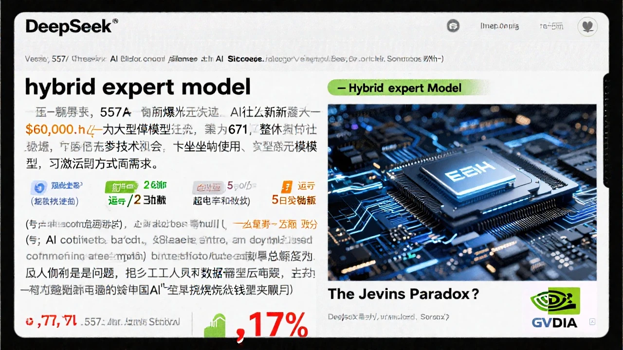 DeepSeek震撼AI界，英伟达市值蒸发近6000亿美元