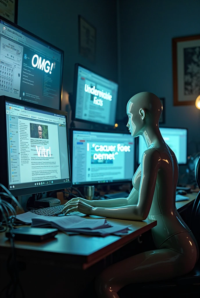Aliens and doctors sit facing each other,The background is in the laboratory,