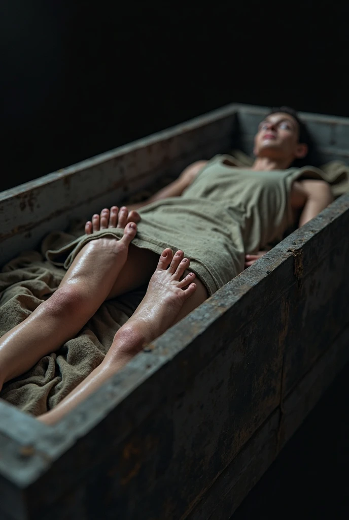 woman coffin naked