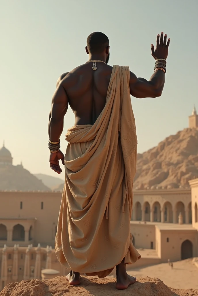 characters: Prometheus - Description: Prometheus - Epoch: Greek Antiquity - Clothing: Greek Tunic and Sandals - Place: Ancient Greece - Action: Presentation of Prometheus - Background: Ancient Greece - Map: Prometheus Close-up - Style: Hyper realistic, photographic realism, cinematography