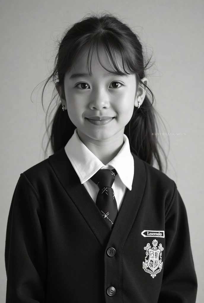 Arafad image of a young girl in a tie and tank top, yanjun cheng, Li Zixin, in school uniform, 5 years old, Cai Xukun, mingchen shen, Korean girl, jinyiwei, Magical school student uniform, japanese girl school uniform, Lu Ji, jaeyeon nam, child hybrid, lulu chen, xintong chen