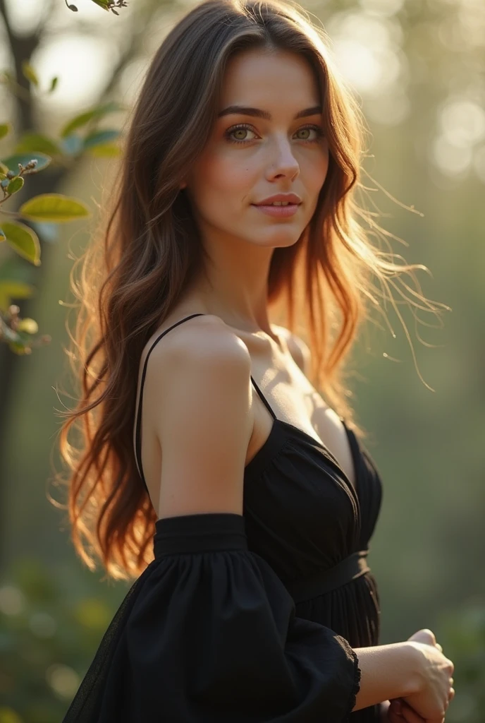 La mejor calidad, (Obra maestra:1.2),,cuerpo completo, sensual, pechos desnudos,  (facciones delicadas), (Hermosa chica detallada),,, Cabello pelirojo, Cabello corto, ojos rojos, senos medianos,,,,, abrigo de seda rojo, abrigo abierto revelador, Botas negras de tacon alto,, Bosque muerto, niebla espesa,castillo antiguo