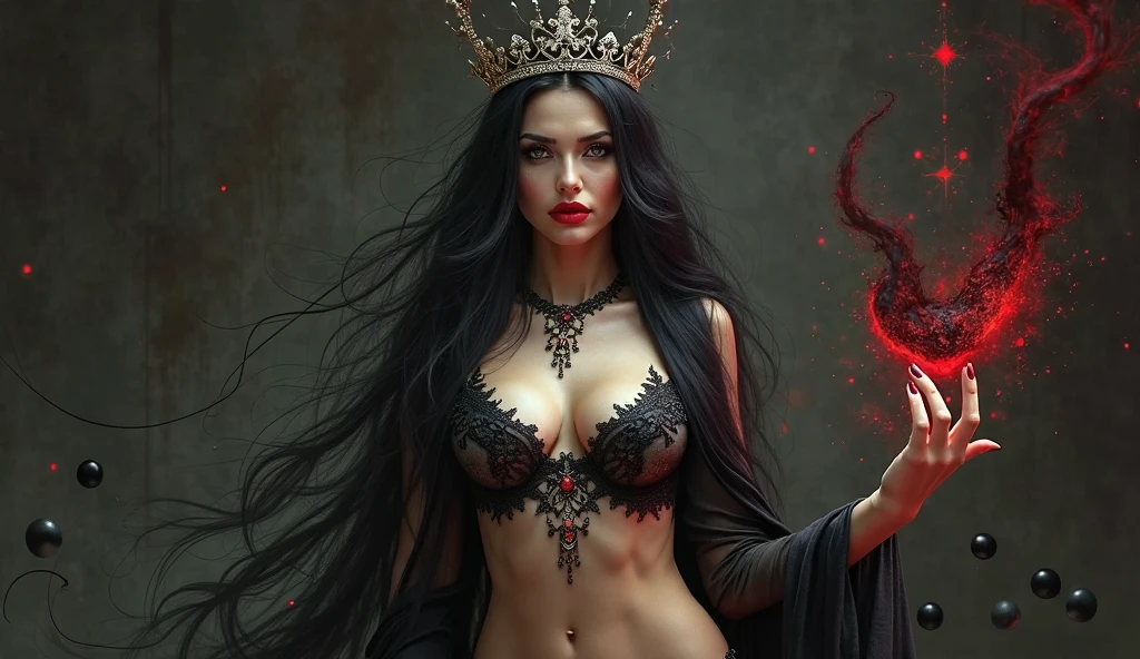 (Best Quality, 8k, Masterpiece: 1.2), Teen She-Devil, Spooky Art, Ultra Detailed Big breasts, Big Breasts, Sexy Beautiful Teen Girl, Magical Demon World, Skimpy Clothes