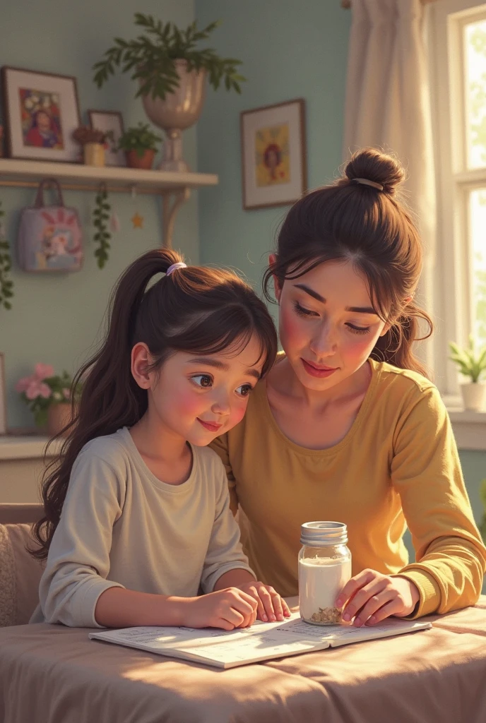 Create images of entrepreneurial mothers