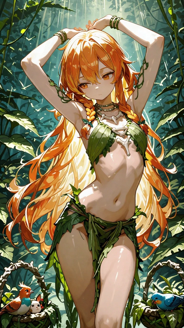 leaf bikini huge tits