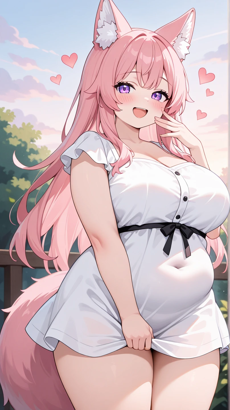 Pregnant woman, pregnant belly, multiple births, big breasts