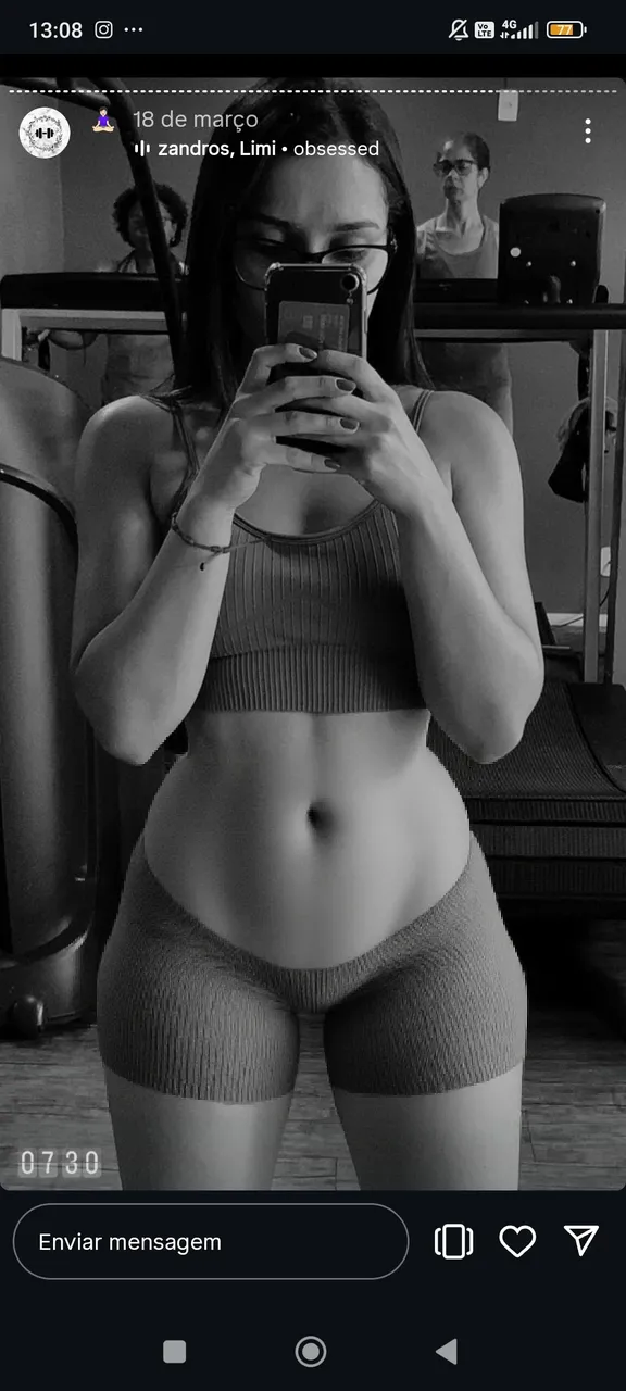 (body selfie), lying in bed, darkness, nightime, pink pjs, shorts, belly visible, crop top, fully dark, pitch black