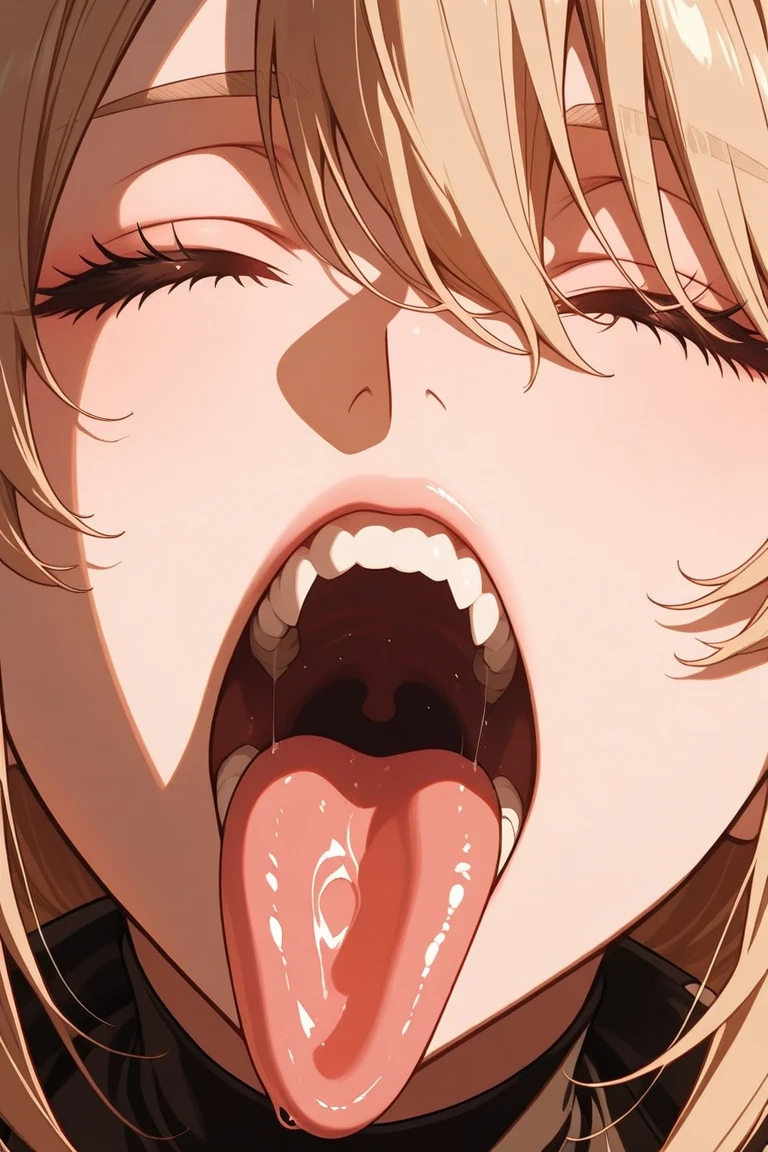 (nsfw),masterpiece,ultra detailed,sharp focus,hyperrealistic,(tanned skin gyaru),seductive anime female,mature beautiful face,mature female lying on back and spreading legs,face focus,light brown hair,open mouth,drooling,trembling,,(happy and aroused)