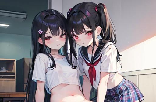 masterpiece,High resolution, Primary school students、Lori、One Girl,(cuneiform:1), Built, 男性用toiletの近くに立っている, toilet, Urinating、Defecation, Completely naked、Double Peace, sexual excitement expression, blush, Bitch、 Open your mouth, (sexual excitement:1.2), looking at the camera、Showing off genitals、anus、Very large breasts、Leg spread、school bag、Vulgar pose、Black Hair、Twin tails、Shiny skin、slimy skin