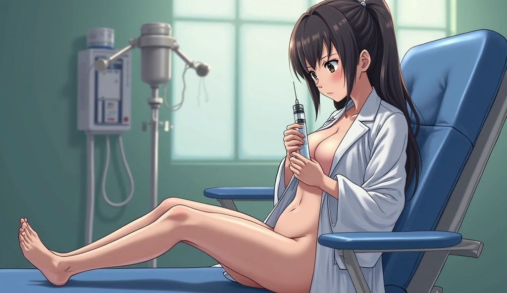 nurse uniform,hospital, latex nurse suit,nurses,busty,elbow gloves,labcoat,grey hair woman,grey eyes , gigantic ,medical instruments,asian nurse,two nurses,speculum,examination room,oversize ,big ass ,strap on, lay on table ,legs spreaded,giving birth,gyno chair , dentist,Milf,latex,pink uniform,oversize breasts