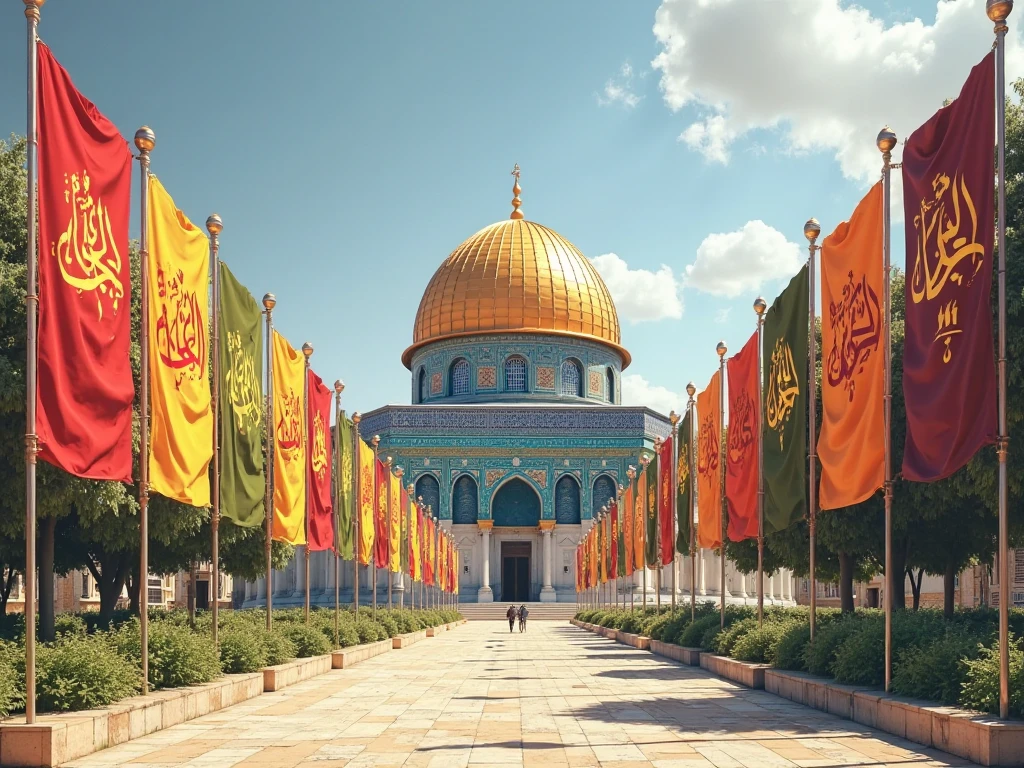 Stand with Palestine graphics design with al aqsa without men
More colourful