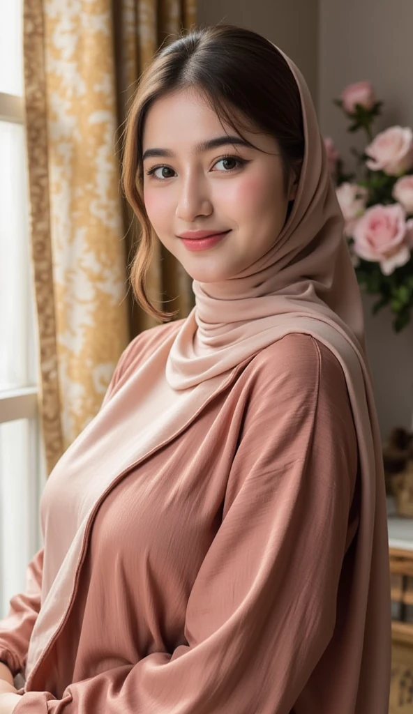 Hijab big breast realistic