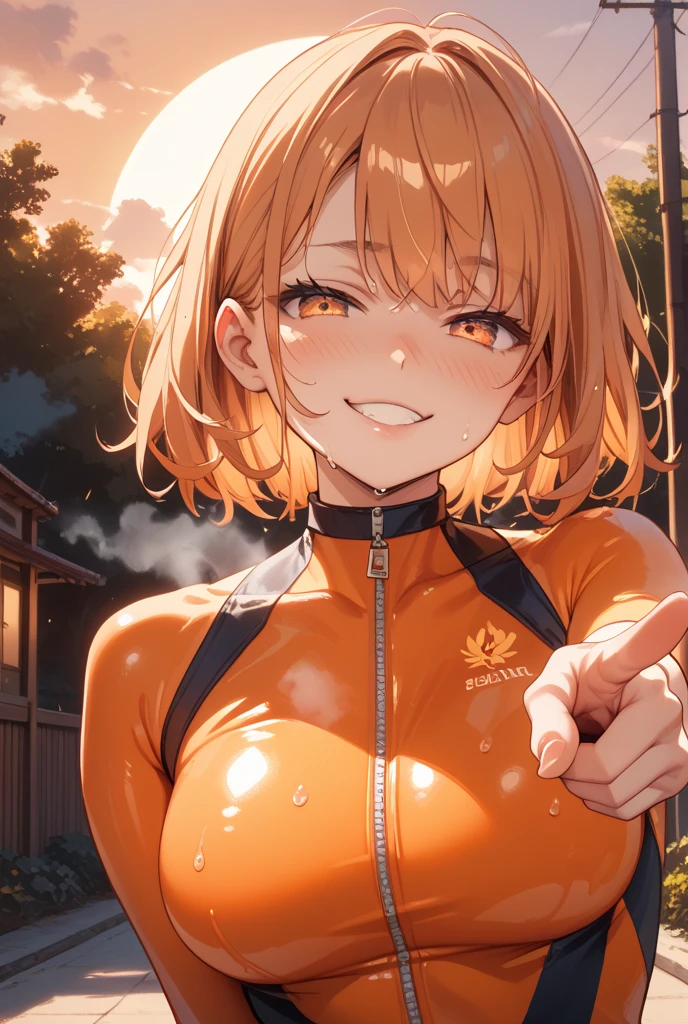 (Best Quality,4K,8K,hight resolution,masutepiece:1.2),Ultra-detailed,(Realistic,Photorealistic,Photorealsitic:1.37),Physically-based rendering,extreme detail description,Professional,Vivid colors,Bokeh,Erotic,Senpai,Provocative,Catchy poses,detailed facial features,Detailed body structure,muscular,Toned body,Reveal abs,Shoulders bare,Sports attire,Simple background,Sublime lighting.
mesugaki