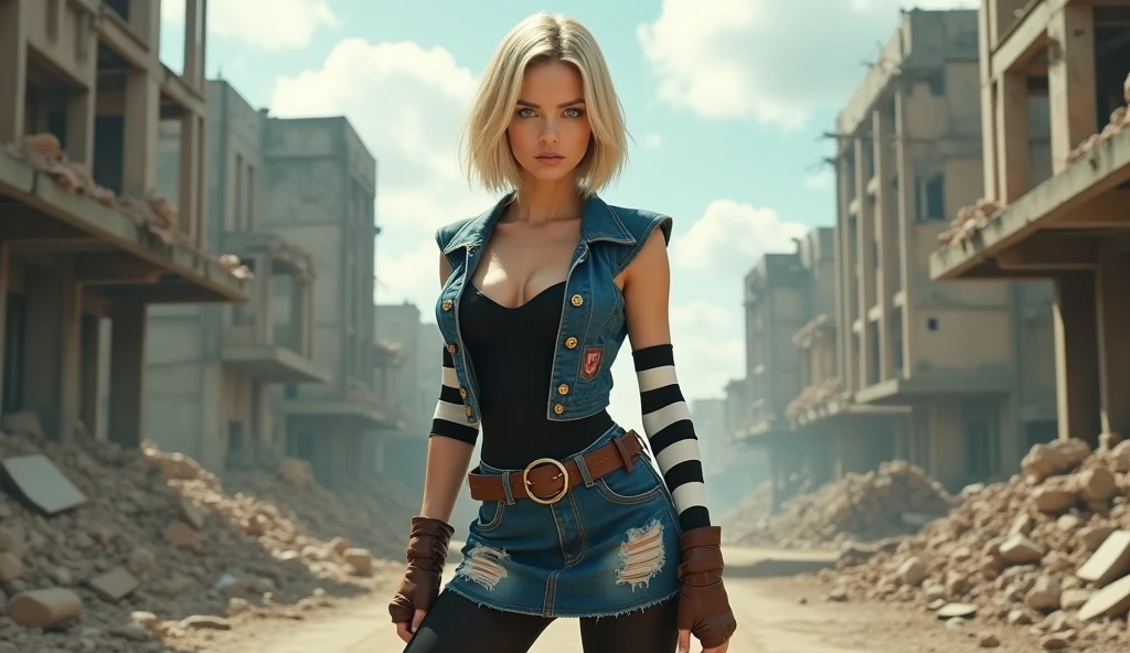 (((high resolution))), (((extremely detailed))), ((masterpiece)), dramatic shadows, depth of field, analog photo style, (world in which are collide steampunk and postapocalyptic vibes), postapocalyptic cute female in steampunk aesthetic, torn dirty clothes, depth of field, full body shot, unzoomed, (perfect body: 1.4), (sidecut short hairstyle), (stalking is quite common, although not the best way to make a living), looks interested, stylized atmosphere of unreality, dark aesthetic, dynamic pose, in motion, Armageddon, increase cinematic lighting, highly lifelike skin texture, parted lips, weary eyes, fine eyes, whitened skin, random hair colour, doomsday aura, (Mad Max world), (The Walking Dead world)