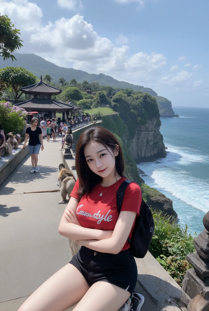 she's just a simple girl working on a farm. she lives in hard times., it's the dark ages. , crazy world, floating islands, cloud castle, (best quality:1.3), (highres:1), (detailed:1.3), (incredible:1.3), (perfect:1.3), (perfection:1.3), (volume cover art:0), (illustration:1.3), art by studio ghibli