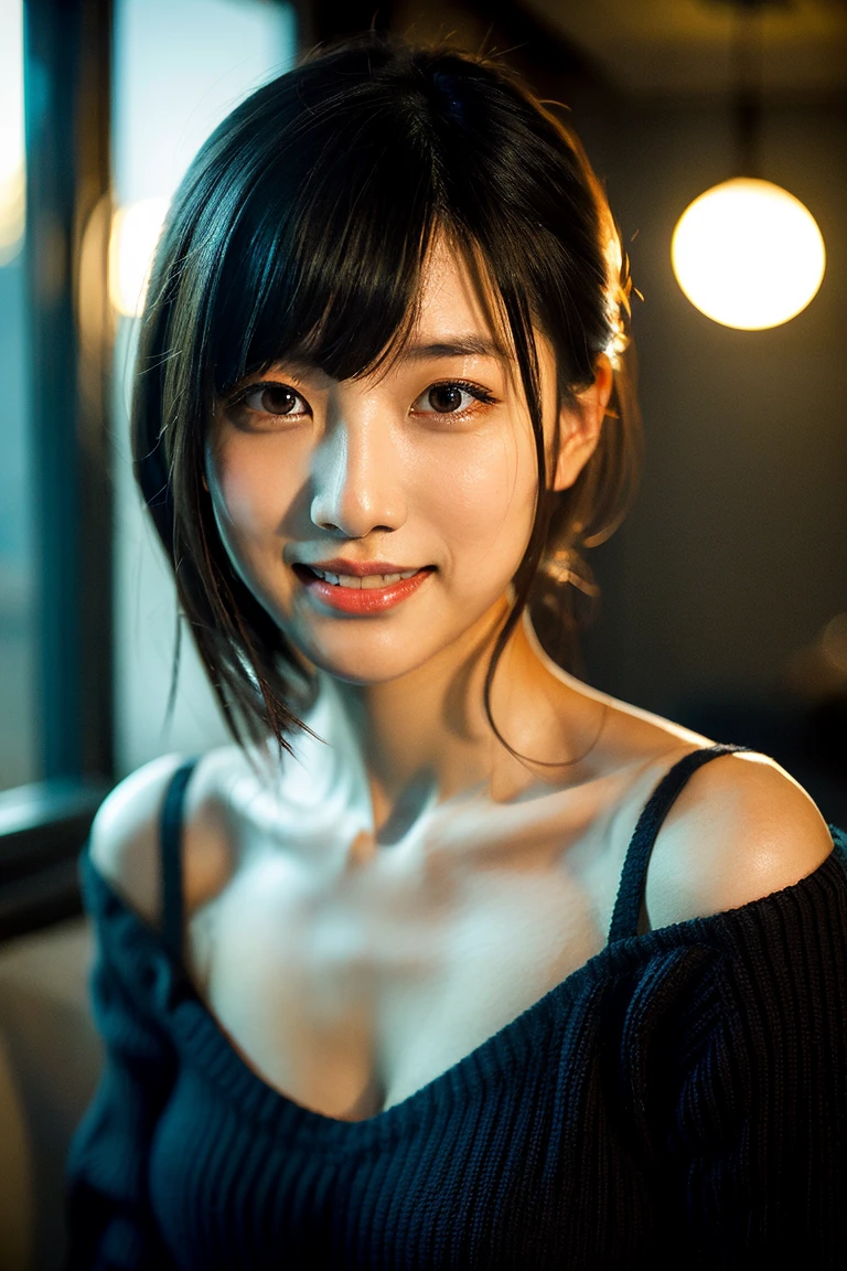 top-quality, masutepiece, 超A high resolution, (Photorealistic:1.4), Raw photo, A highly detailed, perfect anatomia,
1girl in, most popular japanese actress, (((very totally drunk crunch, Roaring in a hotel bar, laughing out loud, Dynamic Pose))),
Very beautiful face like Japan's most famous actress, very beautiful big black eyes, Very beautiful lips, Very beautiful black hair, very beautiful realistic skin, very beautiful breasts, very beautiful breastsの谷間, Very beautifully、 ,
wearing only a gorgeous evening dress,
Detailed gorgeous evening dress, Detailed face, Detailed eyes, Detailed lips, Detailed hair, Detailed skins, Detailed breasts, Detailed
