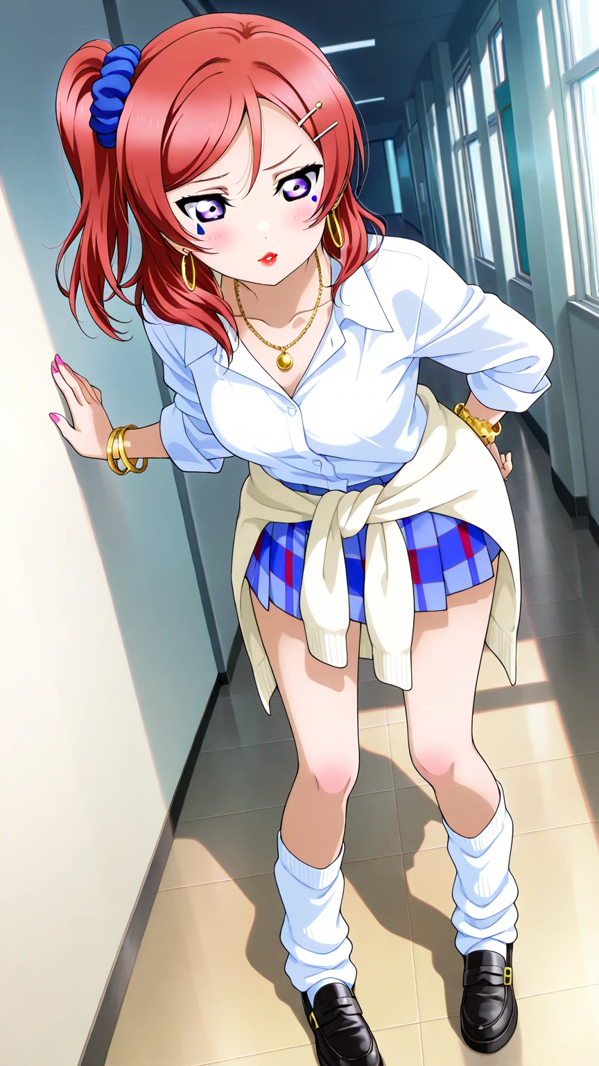 (highest quality))), ((super detailed)),katalina、 ((ion in illustr)), ((messy hair)), Short blouse、((frills)), Denim Super Mini Skirt、crawl on all fours、open your mouth、beautiful woman、beautiful breasts、spread legs、show whitepanties,Beautiful camel toe、(1 girl),(alone),brown hair,cowboy_shot, long hair anime girl, official art work, Official illustration, Yoshitomo Nara, anime goddess, official character art, harumi