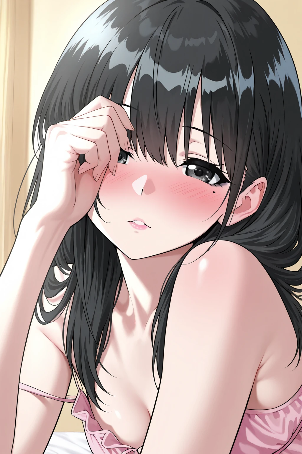 (5 years old,Lying down :1.2) , Couple Focus , (smile:0.7), Stand next to each other , Upper Body,Please reconsider, (naked:1.3), にやにやのsmile, (High color saturation:1.0), (Very detailedな肌), (Highest quality:1.0), (Ultra-high resolution:1.0) ,(Realistic:1.0), (Very detailed:1.0), (8K, RAW Photos:1.1)、Wearing a collar、Open your mouth、Anna Yamada、(Small breasts:1.9)、Masturbating、(Short stature:1.5),shaved pussy,On the bed,Ecstasy、Climax、Multiple Girls,(Lick:1.5),heart in eye, Surrealism, 8K, super detail, award winning, best quality, anatomically correct