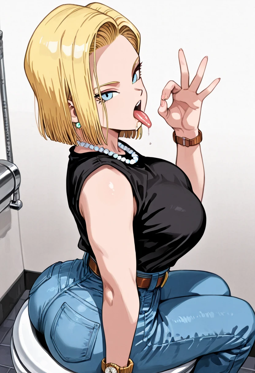 score_9, score_8_up, score_7_up, score_6_up, score_5_up, score_4_up, 
BREAK
<lora:cyborgc18dbz1XL_Pony_v1:1> cyborgc18dbz, 1girl, blonde hair, blue eyes, short hair, earrings, black waistcoat, striped sleeves, white shirt, pearl necklace
BREAK
 source_anime,rating_explicit,
drunk, comic, bottomless, open mouth, girl on top, pussy, 2koma, navel, sex from behind, clothes lift, spread legs, shirt lift, open clothes, alcohol, beer, bangs, pubic hair, teeth, 1boy, 1girl,  ^ ^, beer can, blush, breasts, breasts apart, camisole, camisole lift, can, uncensored, cleavage, closed eyes, collarbone, drink can, hetero, holding, holding can, indoors, instant loss, medium breasts, nipples, penis, reverse cowgirl position, sex, smile, stomach, straddling, sweat, tears, testicles, thighhighs, torso grab, vaginal, artoria pendragon, braid, ribbon, torogao