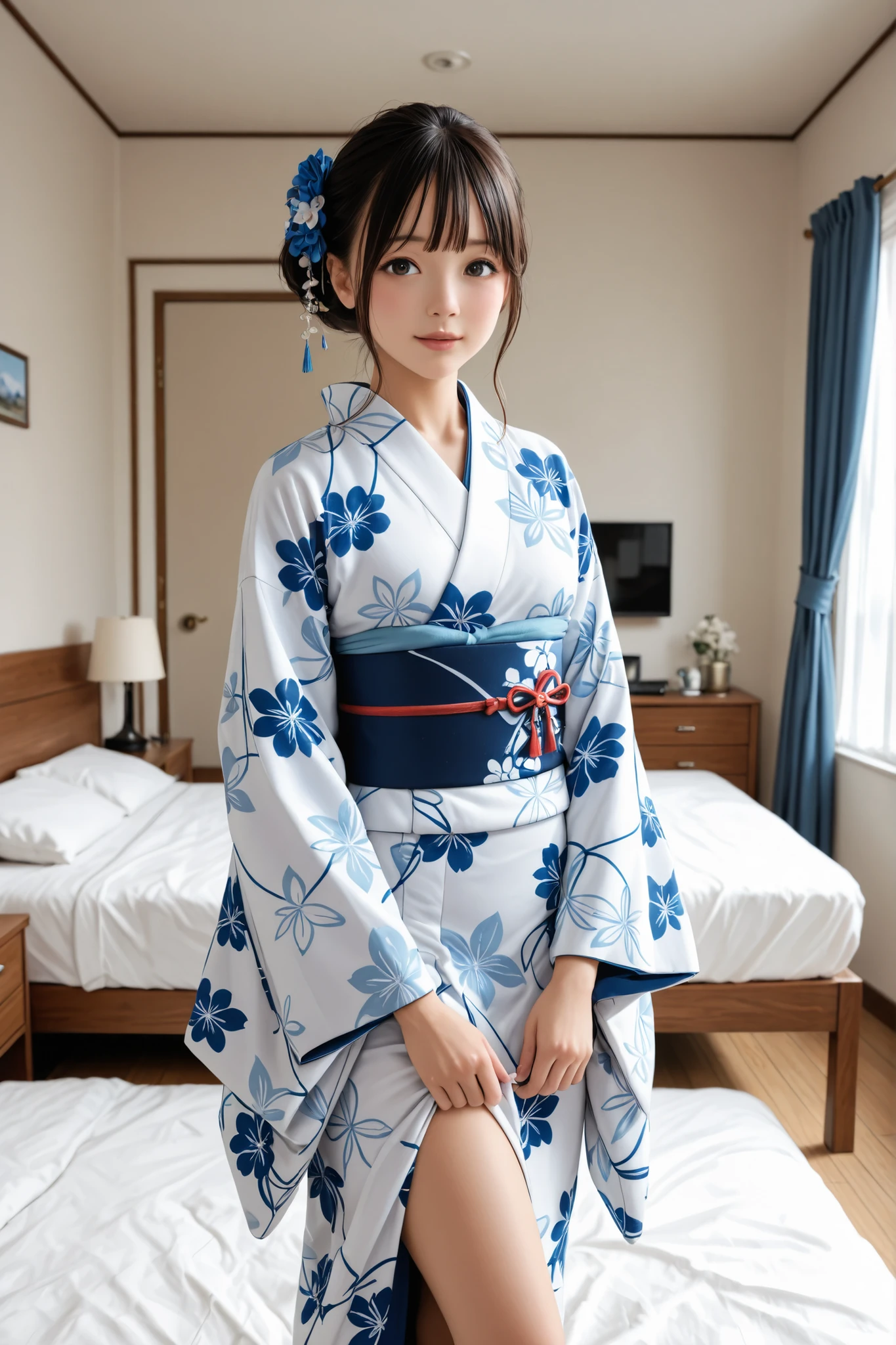 kimono,bedroom,