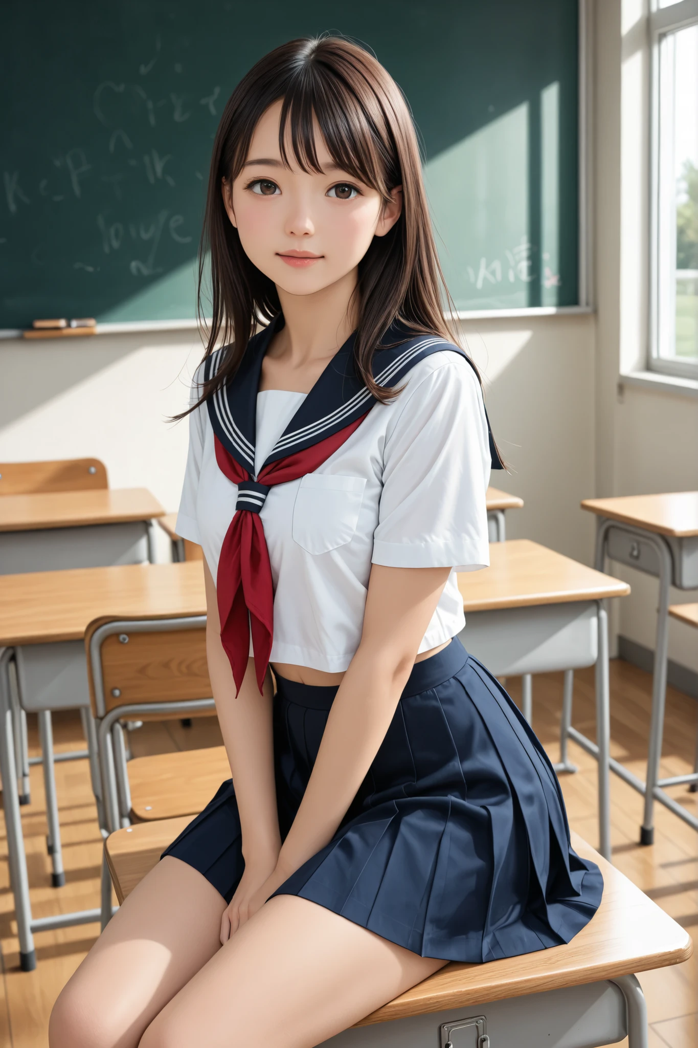 serafuku,classroom,