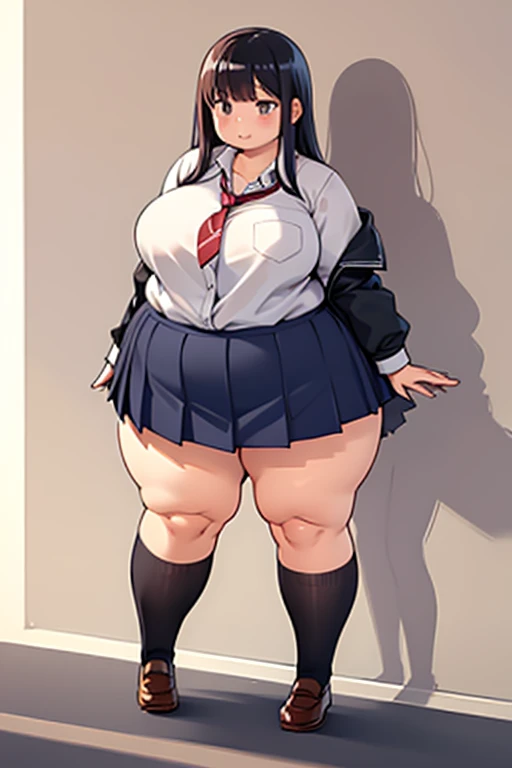 One Girl,Precise five fingers、{Knee-high socks}、(((Wide Hips)))、 (((Plump thighs)))、((Big Ass))、(Big Breasts) Embarrassed look、whole body、Sexy pose。Mini skirt cheongsam