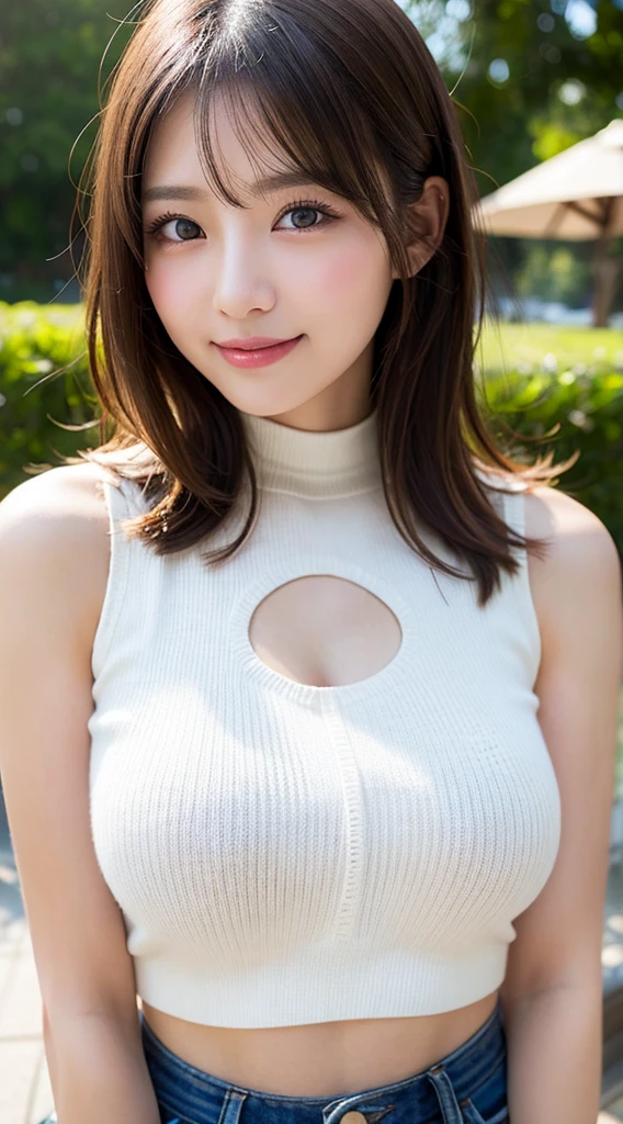 best quality, ultra high res, (photorealistic:1.4), 1girl, off-shoulder white shirt, black tight skirt, black choker, (faded ash gray hair:1), (huge breasts:1.2), looking at viewer, closeup ,