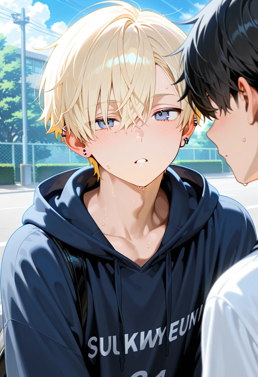 1 boy, fellatio, penis