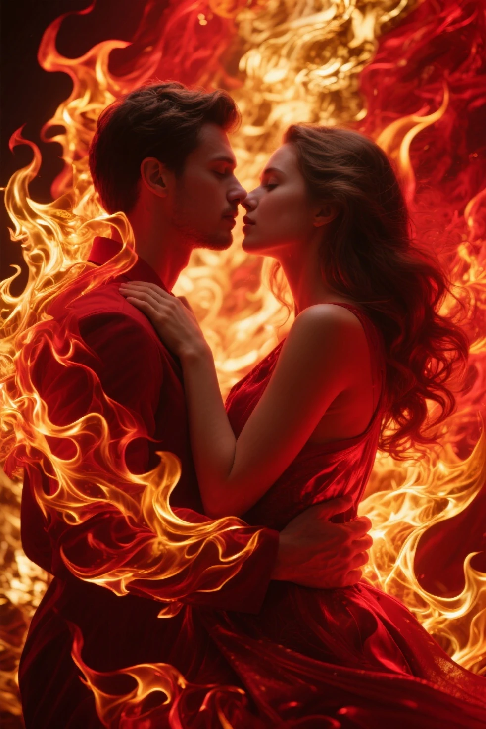Heart, pulse, soul, fire, Couple