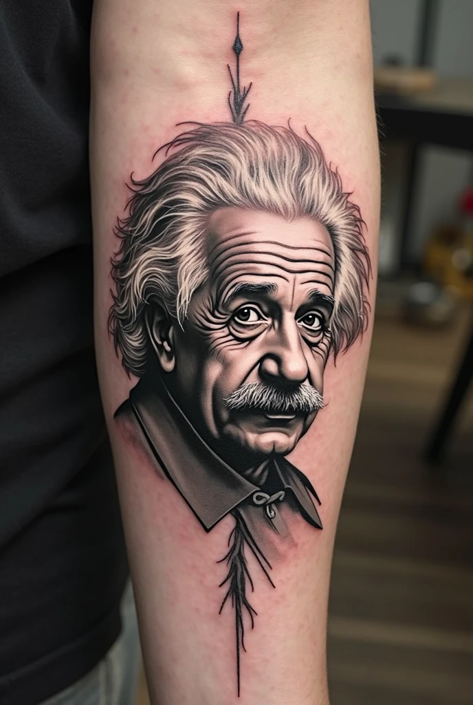 Einstein tattoo how I see the world