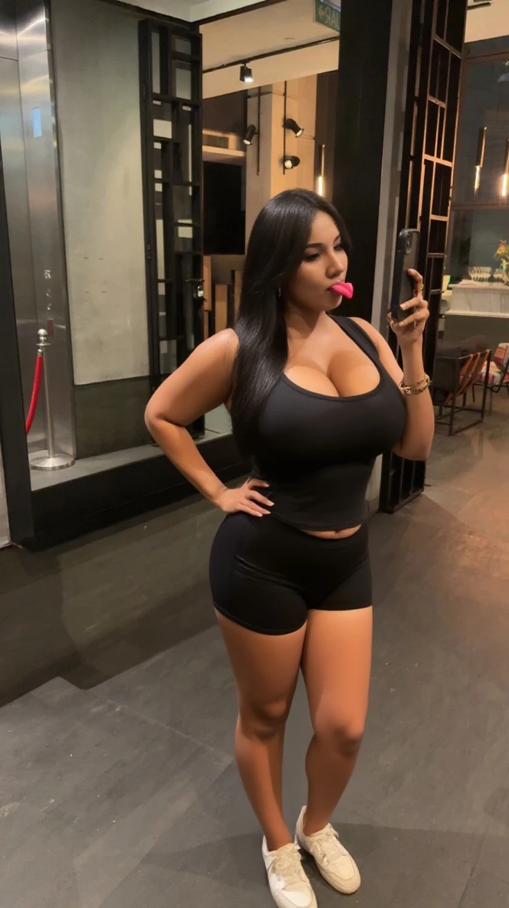 Arabic Woman, beautiful, sexy girl, ultra realistic, young woman, large ass, big bouncy ass, very sexy, Alluring, Tempting, high camera angle, skinny curvy
Egyptian girl, long hair down to waist, eyes closed shut, darker skin, black nail polish, hour glass figure, facing viewer, coal black eye shadow
Pleasure expression, short torso, pleasure facial expression, mouth open wide, dark black eyeliner, mascara, eyelids black, very long shiny straight black hair
Short upper body, Egyptian arab, facing viewer, woman looking up, thick thighs, plump lips, looking down at woman, eyes closed
Big soft ass, Egyptian, beautiful Arabic woman, slender face, amazing cheek bones, curvacious, vuluptuous woman, wide hips, thick voluptous thighs
A round gold pendant necklace
Romantic mansion fireplace background, lanterns, lit by lanterns, campfire lighting
Laying down beside the fireplace on a white fur rug
(Top view: 1.2)
High camera angle pointing downward at the subject
Very long shiny black hair down to waist
Darker skin tone
Long eyelashes
Very long straight shiny black hair down to hips
Wide hips, thin waist and fat thighs
Wide hips, thin waist, a fat round ass with cellulite, fat thighs
(Very short and curvy woman, very very short woman
Make woman 150 cm, 5ft tall)
Make womans stomach shorter in length, short abdomen
38 GG droopy breasts: 1.3
Short curvy cellulite body
(Very big natural sagging breasts, soft cellulite)
Plus size woman is very short in height and curvy
HEIGHT OF WOMAN IS 150CM, VERY SHORT IN HEIGHT
Very curvy hour glass shape, short and curvy, short legs, short abdomen and stomach
Very short woman
(gigantic breasts, large breasts, huge breasts:1.3)
Plus size woman, abit of cellulite all over body
Perfect cheek bones, sunken cheeks
Huge gigantic ass and wide hips
Soft and squishy breasts
Beautiful face, model look, plump full lips
Wearing a black choker
150 cm tall, woman is very short and curvy