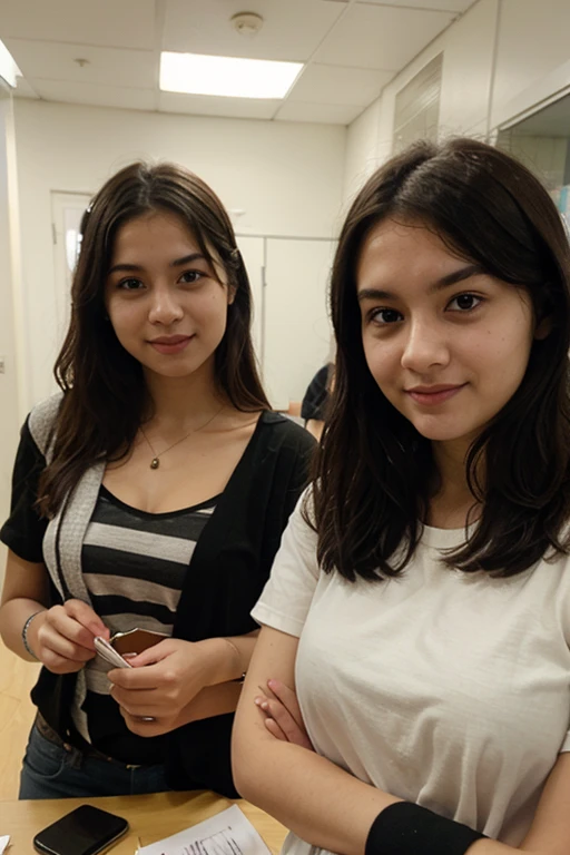  entre deux  et mince de 18 ans , black short sleeve short nightdress, dans une salle de classe , ,jambe visible,se touche