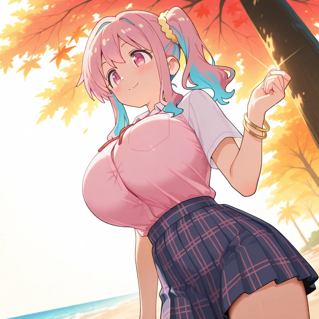 (8K、Ultra-high resolution、Highest quality、Ultra-high resolution、Official Art:1.5,Official Art),(Watching the audience), alone, smile, ((Pink Knee Socks)),(Browsing Caution), (Beautiful big boobs: 1.2 (Pussy), (((Very thick thighs))),Wide Hips, Beautiful thick thighs, 巨大なCircleいお尻, Beautiful huge natural breasts, (orgasm: 1.5),(Are standing/Are standing in honor),(Take off:1.5),Beautiful Hair, Beautiful Face, Beautiful and beautiful eyes, Beautiful clavicle, Beautiful body, Beautiful legs, Beautiful fingers,
(Beautiful views),smile), (((No pants, Genitals are visible))),Bangs straight,,Futanari-Style Nekov0,((cute, (((Thick penis:1.5/Circle々と太った大きな睾Circle:1.5))),blue sky,Kome-Kome (from Delicious Party♡Pretty Cure),(((Cute official uniform))),((front face:1.5)t