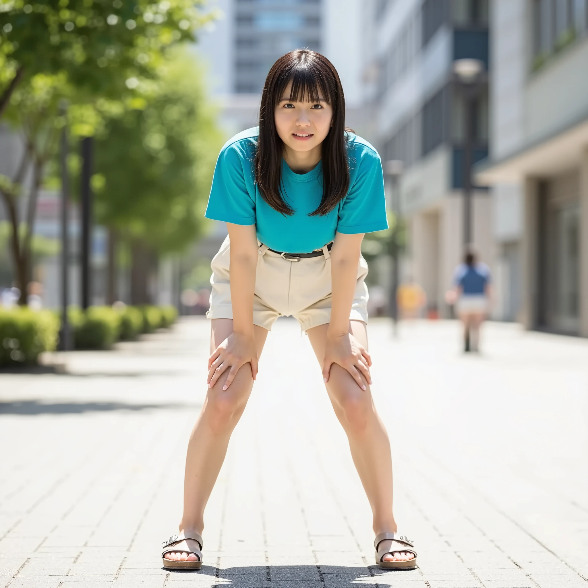<lora:IchigoMashimaro4in1:.7> "immatsuri", ice, crouching