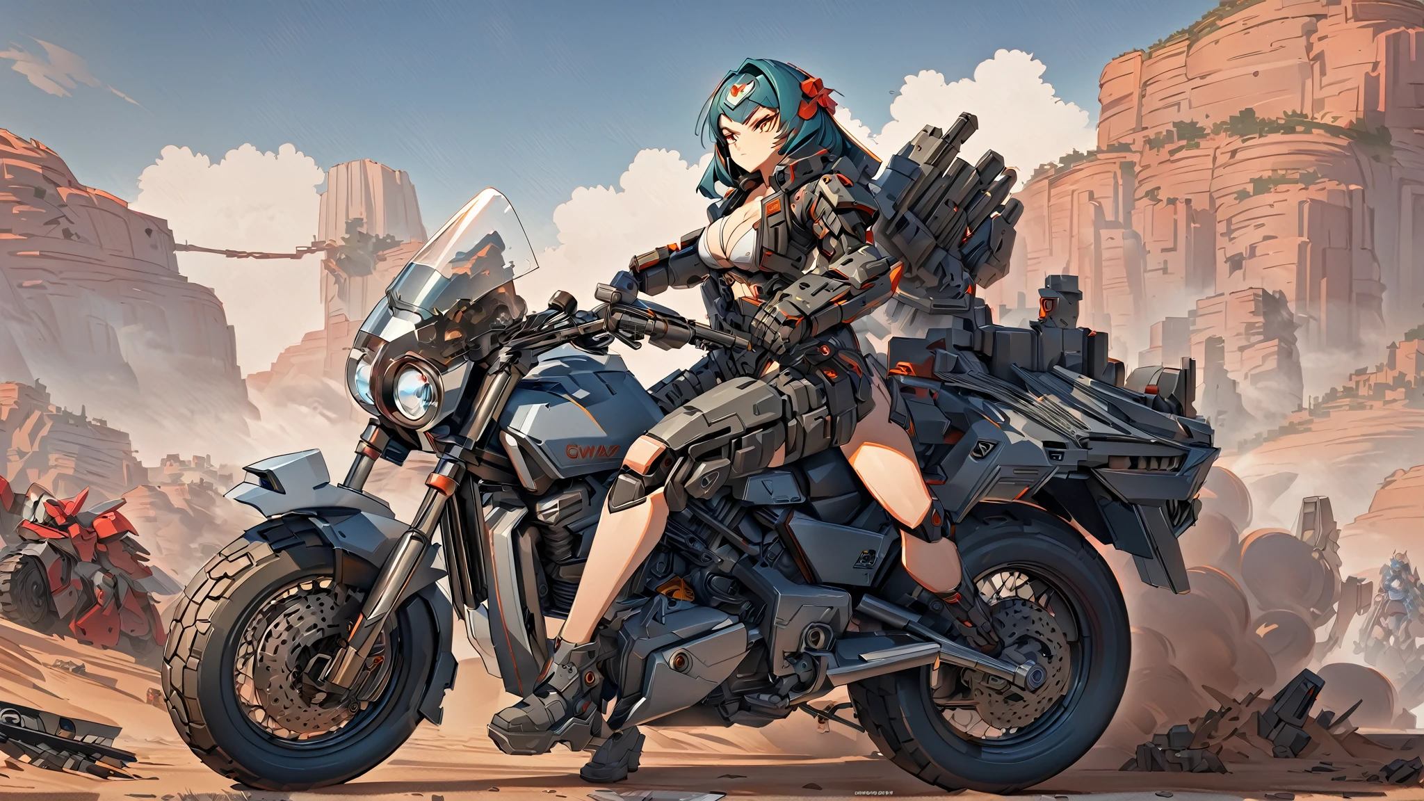 anime girl in a bikini, anime style 4 k, (anime girl), badass anime 8 k, best anime 4k konachan wallpaper, anime style character, top rated on pixiv, seductive anime girl, anime style. 8k, anime girl, an anime girl, anime artstyle, red hair, visible red hair (Best quality, 4k, Masterpiece :1.3), beautiful woman, hyper realistic, 1girl, (droopy breasts, attractive body :1.2), sit-ups :1.1, short red hair: 1.1, (wet rainy, wet by rain, wet body :1.2), ultra-detailed face, detailed lips, detailed eyes, double eyelid, naked, nipple_outline, sensual low-necked dress, open neckline, hanging breasts, side pose, visible curves, pool party, poolside, silver transparent mantle,sunglasses, muscular turned leg, nipple visible, revealing clothing [ 4 k digital art ]!!