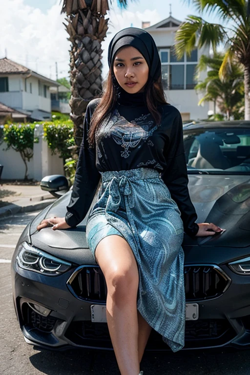 ((best quality)), ((masterpiece)), (ultra details), background black, black backgound,, water splash, splashed water, get splashed, got drenched, Hijabers woman, 1woman, k-pop idle IVE, red lip, sad face, cleavage, C-cup, close-up, ultra close up, (head shot:1.2), head shot, at very close range, shot from side, shot from below