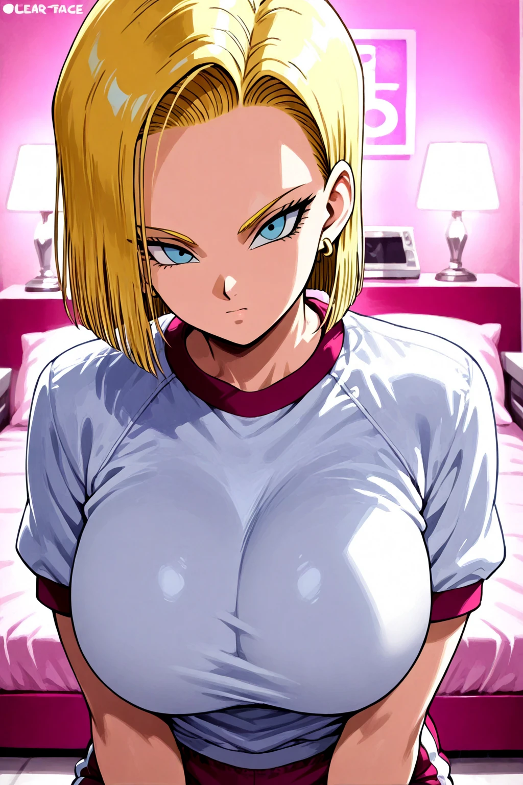 zPDXL, score_9, score_8_up, score_7_up, source_anime,
1girl, solo, drgbls1, android 18 naked, smug, bedroom, legs spread apart, (pubic_stubble):3.0, romantic lighting, night, fit body