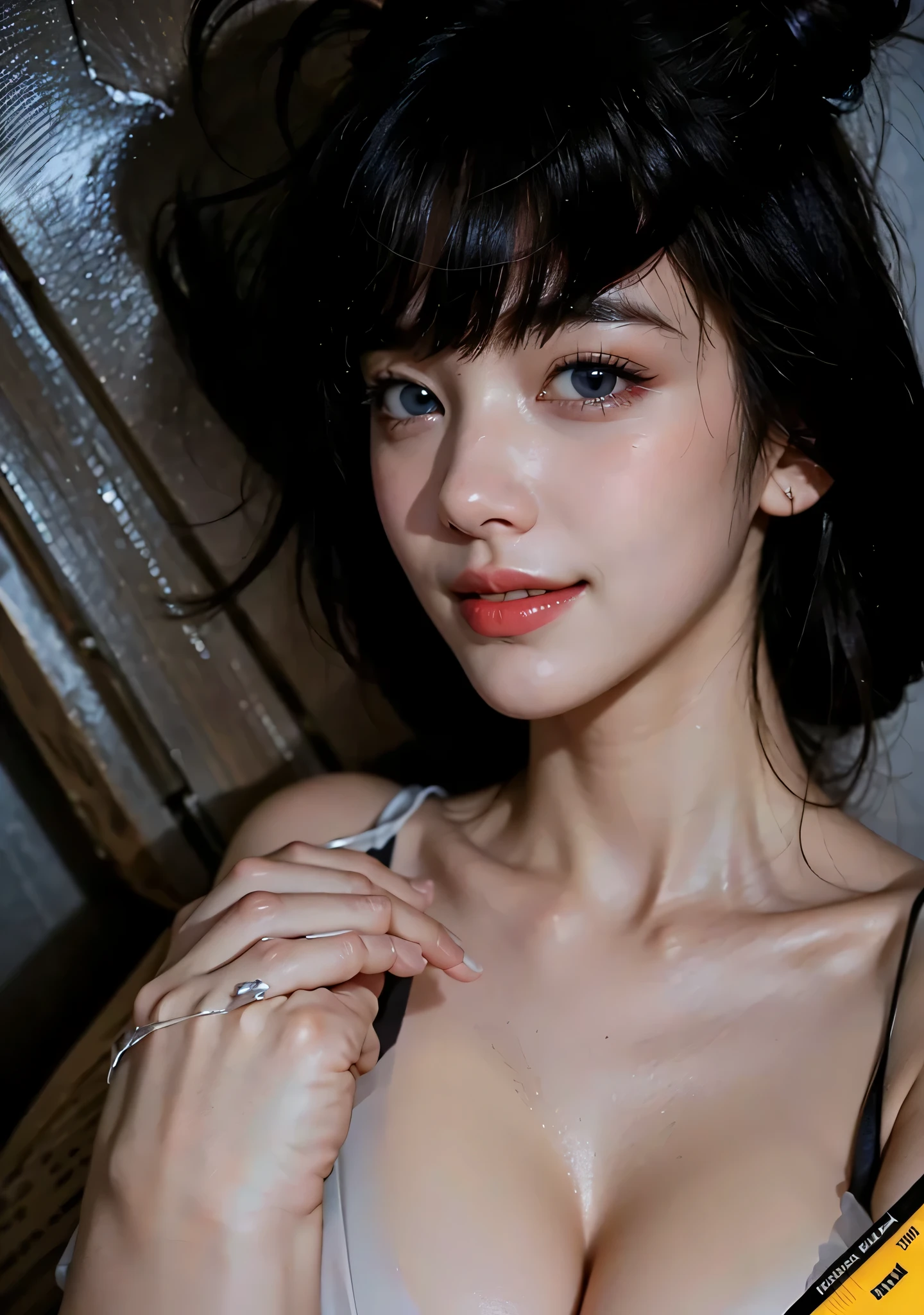 (Browsing Caution:1,4),Mix 4, (8K, RAWphotograph, Highest quality, Tabletop: 1.45), (Realistic, Realistic: 1.37), With a girl, cute, bed,illumination, night, プロのillumination, photographn mapping, Radio City, Physically Based Rendering, Gradient Brunette, 高品質のphotograph, High resolution, 1080P, (Beautiful face), (Detailed facial depiction), (Detailed description of the hand), (Delicate CG), Extreme light and shadow, Rich details, (Detailed facial features), (Highest quality), (Fine Eyes), Look in front of you,Beautiful woman, Highly detailed face, Highly detailed lips, Fine Eyes, double eyelid,  超High resolution, (Faithfulness: 1.4), photograph, 1 girl, [(sad)],  , Thin limbs, sunlight, movie, Cool pose, I Cup, Highest qualityな完璧なボディ, photographのような, (1 girl: 1.3), Perfect balance, (Huge, Perfect breasts, Areola),(Realistic, Photorealistic:1.37),One Girl, Cowboy Shot,Professional Lighting, Photon Mapping, Radio City, RAWphotograph、(Photorealistic:1.4)、Octane Rendering、Complex 3D rendering with ultra-detail, Studio Soft Light, Rim Light, Vivid details, Super Detail, Realistic skin texture, Highly detailed CG Unity 16k wallpaper, compensate, (Detailed Background:1.2),Highest quality, 超A high resolution,,((Light on face:1.2)),((movie照明:1.2)),(Photorealism:1.4),((30 piercings in left ear)),((necklace)),((A woman who always smiles)),((nightのプールサイド:1.4)),((Lighting on face:1.5)),((Close-up of face:1.2)),((Delicately depicting the face:1.2)),((multicolored hair colors:1.4)),(Very short bob hair:1.4),(((Completely naked))),(((nsfw))),(((Completely naked)))