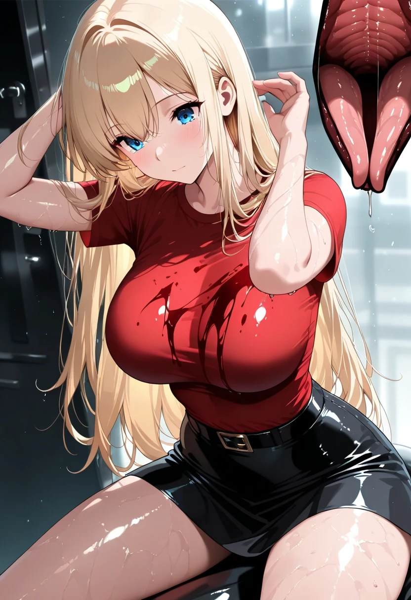 ((Sister having intense vaginal sex with a man:1.4)), Full body image, front, One girl, 18-year-old, Mix 4, (32K, RAW Photos, Highest quality, masterpiece:1.2), (Anime-like, photoAnime-like:1.37), cute, Short sleeve T-shirt,Shorts,leggings, 胸が大きく動く, 胸のバウンド, night, rain, Humidity, Professional Lighting, Photon Mapping, Radio City, Physically Based Rendering, Super Resolution, (Big Breasts:1.2), {{The biological weapon that preyed on the younger sister exposes her breasts and private parts, and with an evil smile on her face, straddles her older brother's crotch and has intense cowgirl sex.}}, ((Intense vaginal sex with a man:1.2)), male, penis, Insert, Cowgirl Sex, 叩きつける, No morals, whole body, NSFW